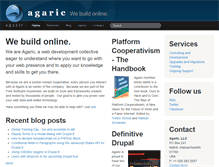 Tablet Screenshot of agaric.com